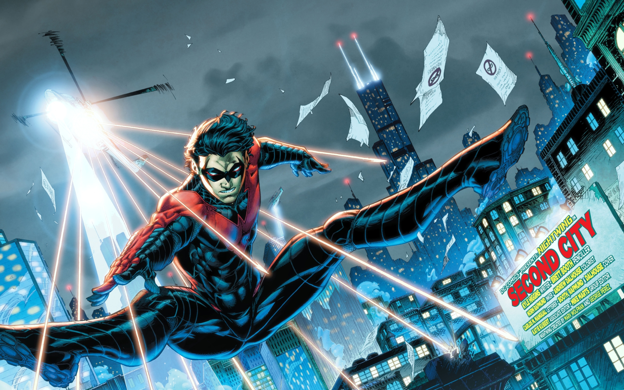 Открытки с Ночекрылым по комиксам ДС скачать бесплатно для детей.