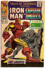 Открытки с Серой Горгульей суперзлодеем из комиксов Марвел. 