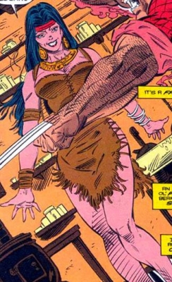 Открытки с Черно - Бурой Лисицей из комиксов Вселенной Марвел.