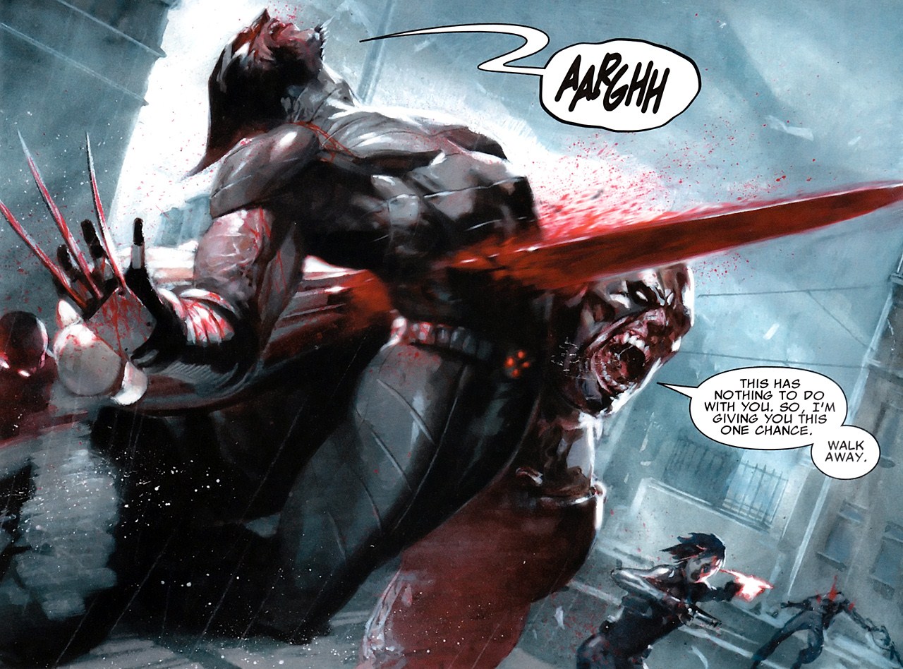 Открытки с Кулаком - Бритвой из комиксов Вселенной Марвел.   