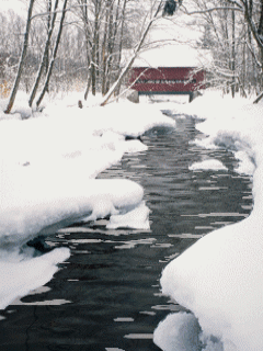 Открытки с ручьями с анимациями. Красивые открытки с ручьями.