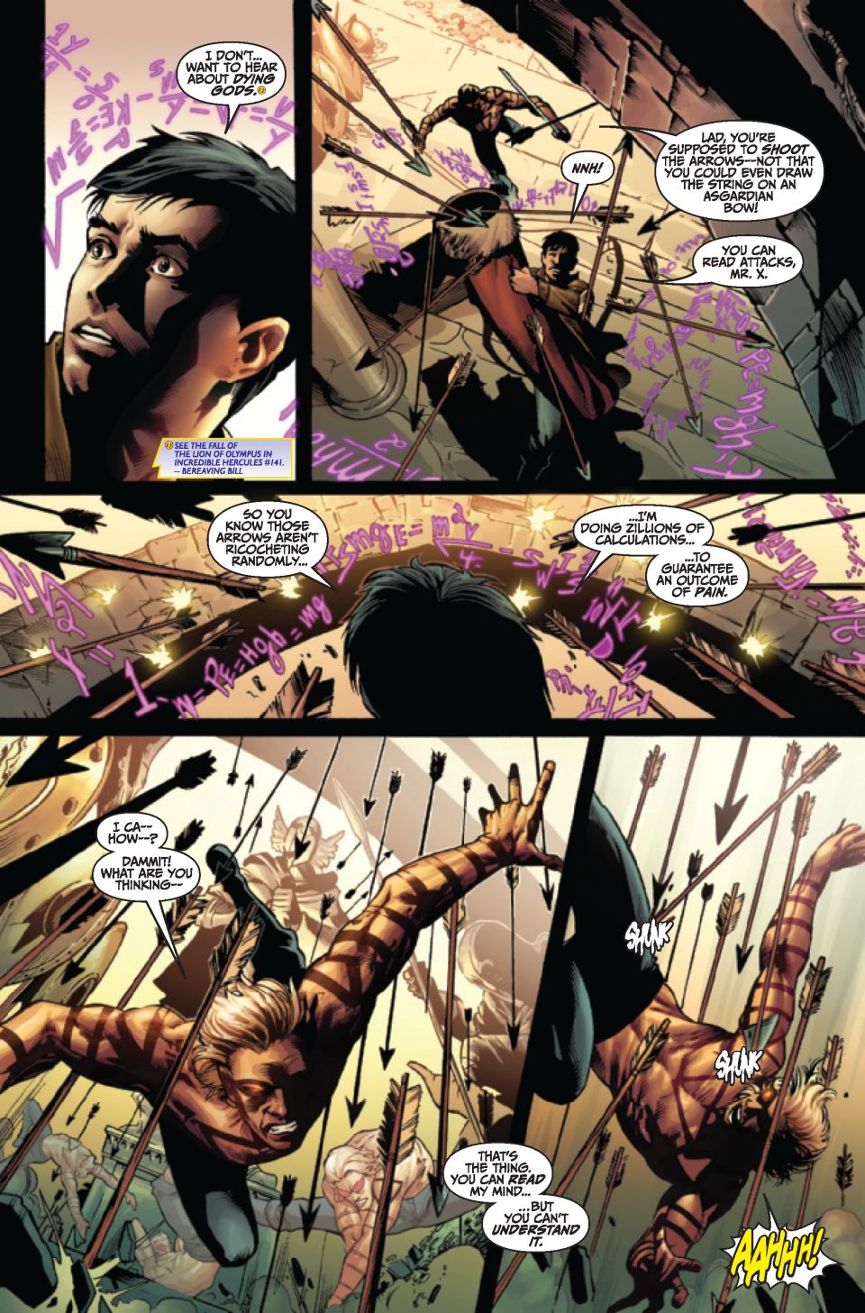 Открытки с Мистером Икс злодеем из комиксов Вселенной Марвел.