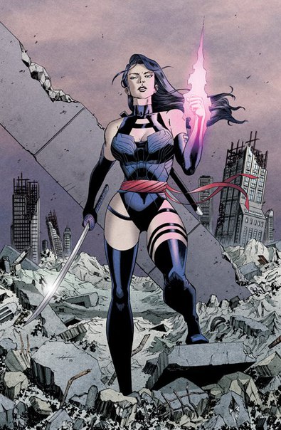 Открытки с Псайлок из Люди Икс. Открытки с Псайлок скачать бесплатно.