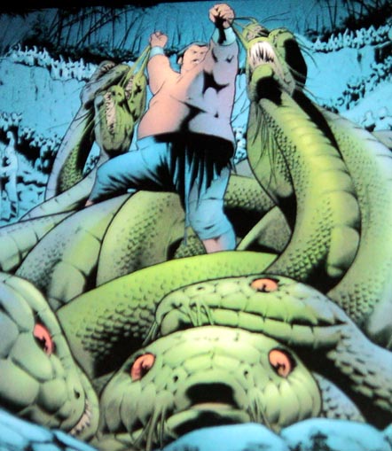 Открытки с Толстой Коброй суперзлодеем из комиксов Марвел.   