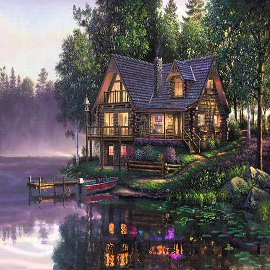 Где то за лесом милый дом. Домик у реки. Красивый сказочный домик в лесу. Сказочный домик вечером. Пейзаж домик в лесу.