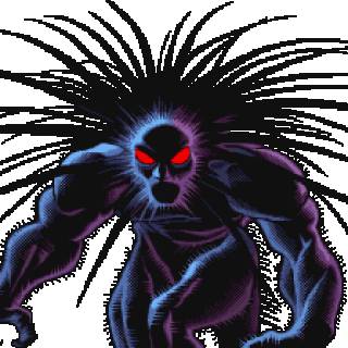 Открытки с Блэкхартом суперзлодеем из комиксов Вселенной Марвел.