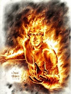 Открытки с Человеком Факелом скачать бесплатно. Открытки с Человеком Факелом ...
