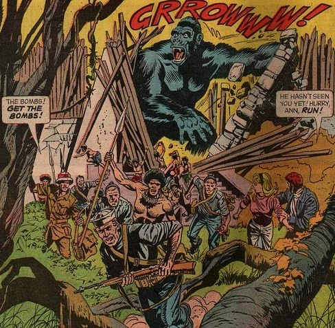 Открытки с Кинг - Конгом скачать бесплатно по комиксам Марвел.