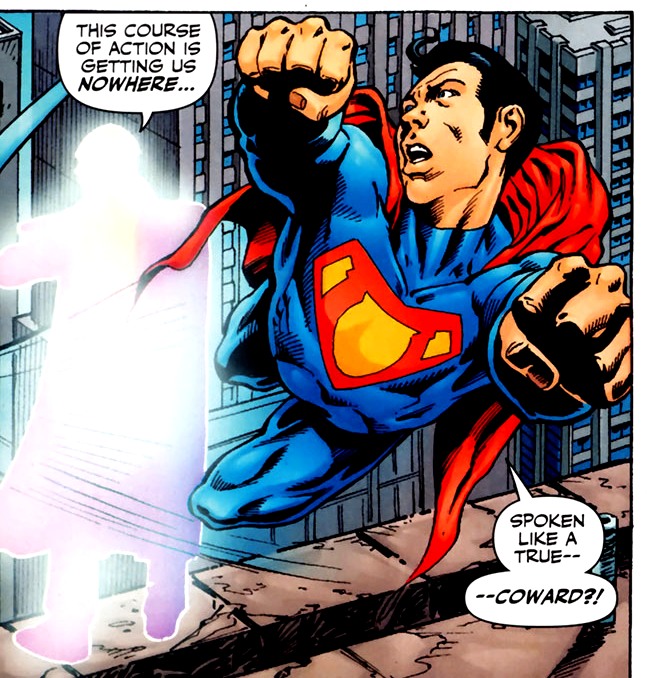 Открытки с Ультрамэном из Вселенной комиксов ДС скачать бесплатно.