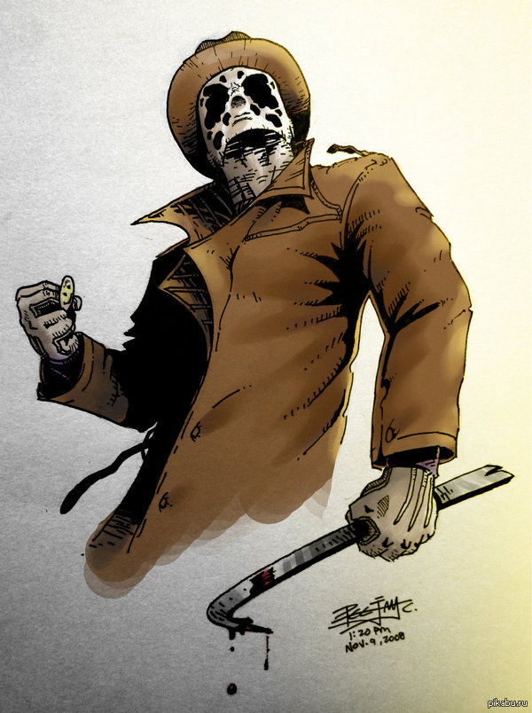 Открытки с Роршахом из Хранителей. Открытки с Роршахом скачать бесплатно.