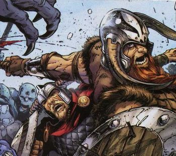 Открытки с Бором из серии комиксов Вселенной Марвел скачать.