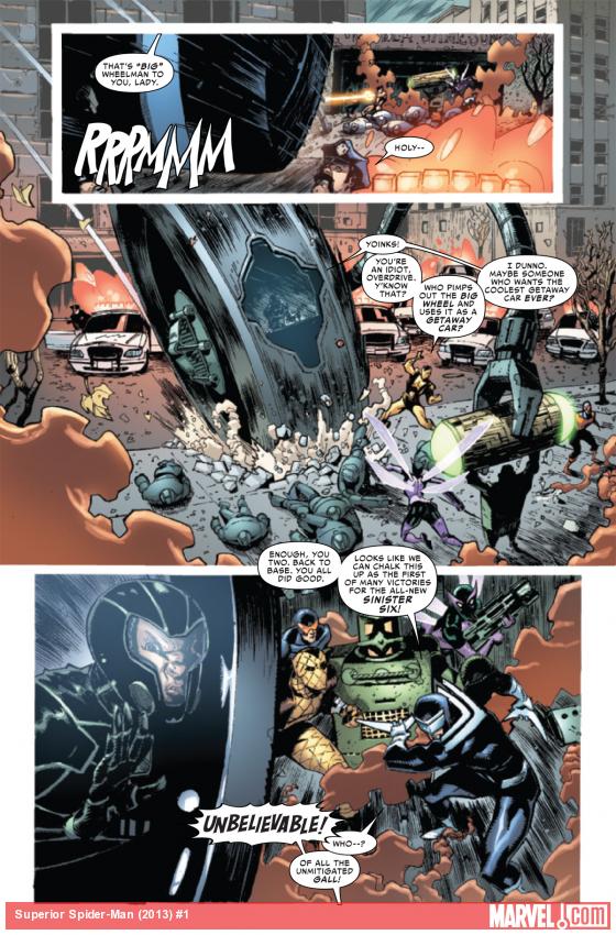 Открытки с Большим Колесом скачать бесплатно по комиксам Марвел.