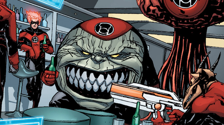 Открытки с Зилиусом Зоксом суперзлодеем из Вселенной комиксов ДС.