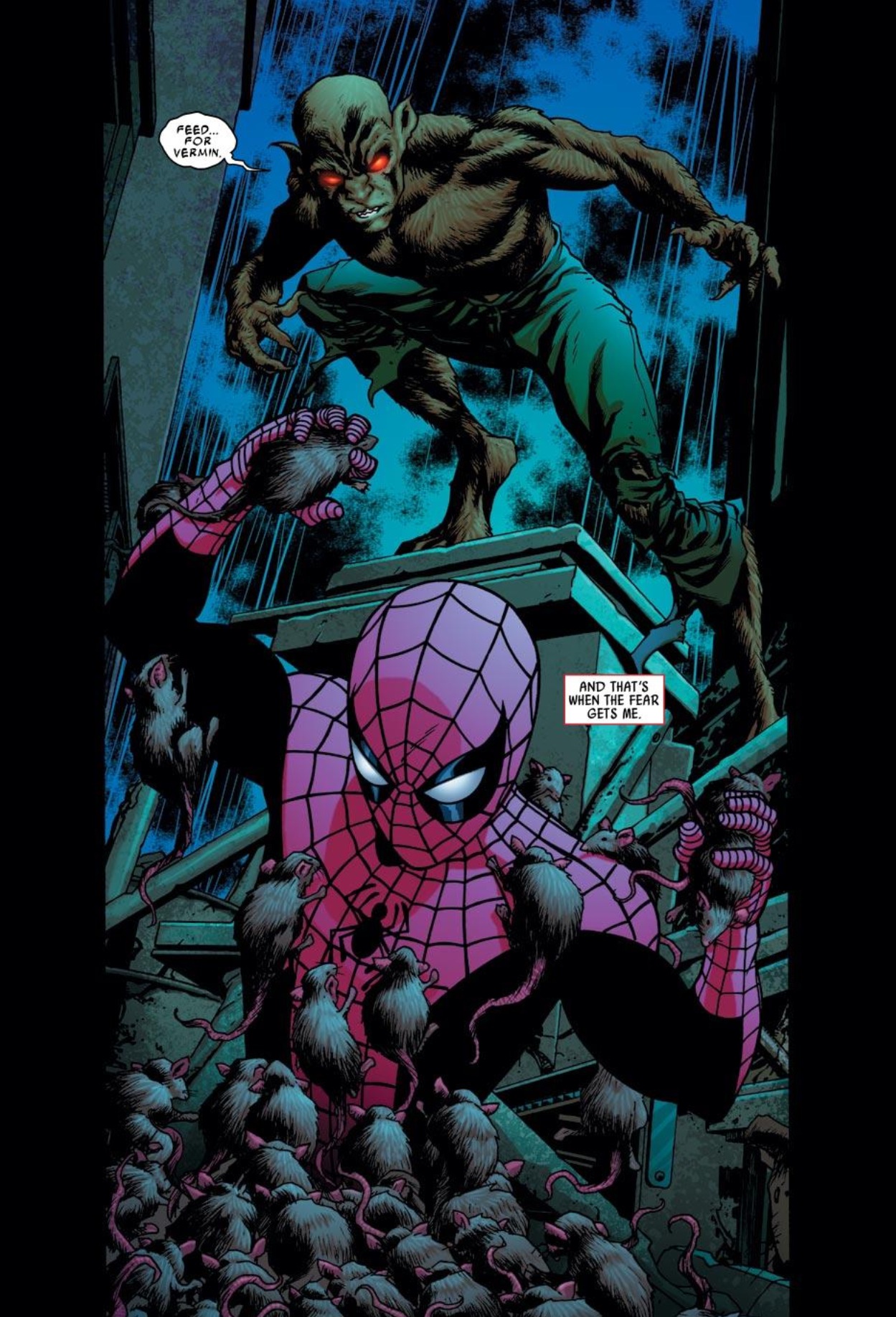 Открытки с Паразитом Крысой злодеем из комиксов от марвел.   