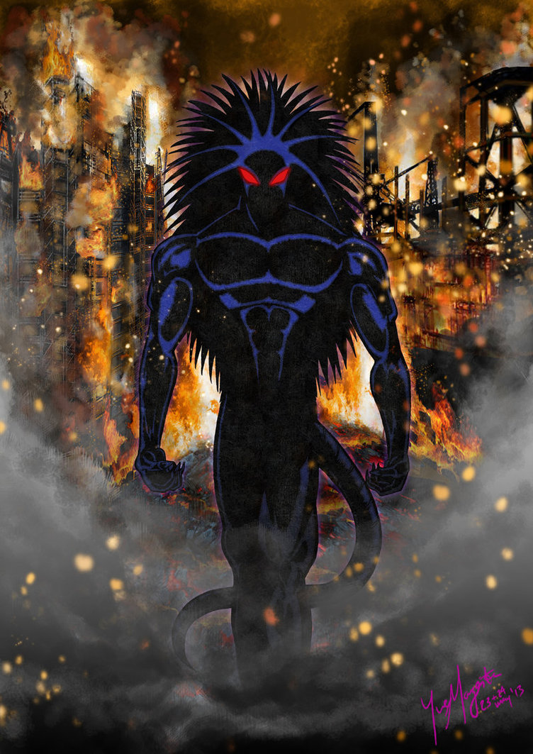 Открытки с Блэкхартом суперзлодеем из комиксов Вселенной Марвел.