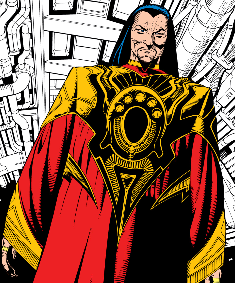 Открытки с Мандарином злодеем из комиксов Вселенной Марвел. 