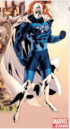 Открытки с Синим Чудом из комиксов Вселенной Марвел скачать бесплатно.