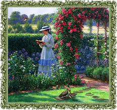 Открытки с цветочным садом скачать бесплатно. Открытки с цветочным садом онлайн.