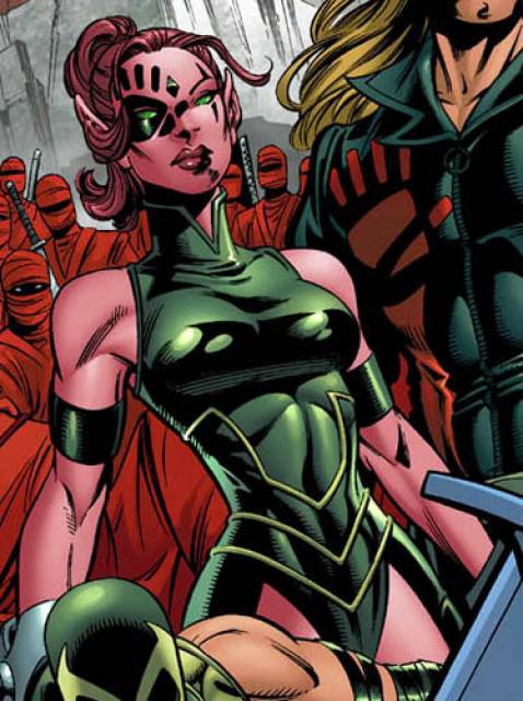 Открытки с Блинк из Людей Икс от комиксов Марвел скачать бесплатно.