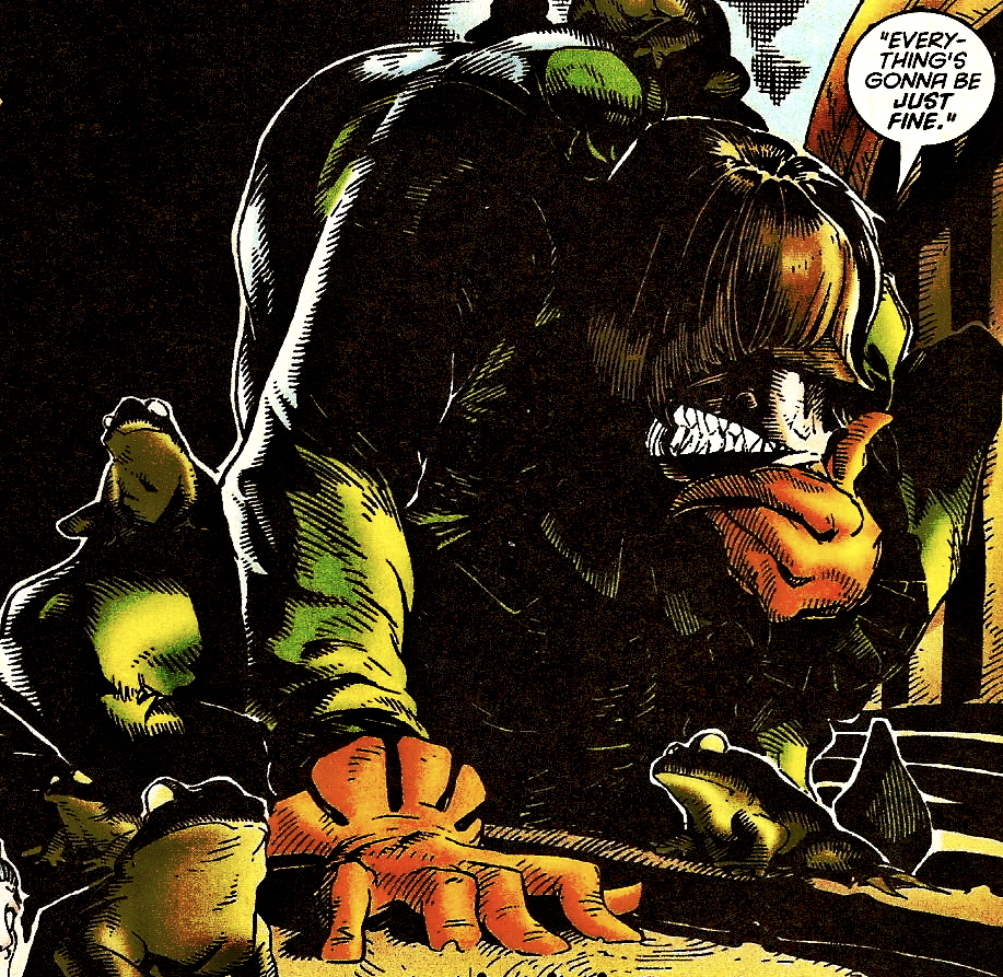 Открытки с Жабой злодеем из комиксов Вселенной Марвел скачать.