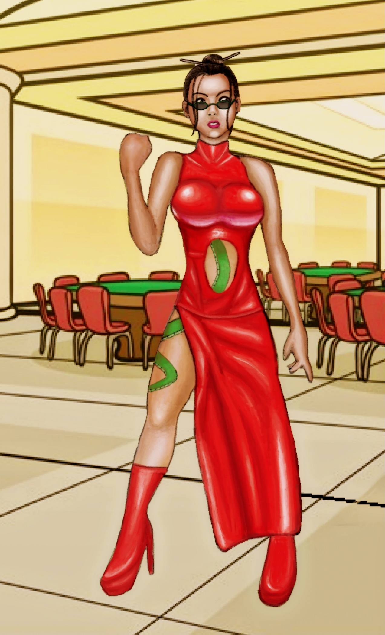 Открытки с Рулеткой из комиксов Вселенной ДС скачать бесплатно.