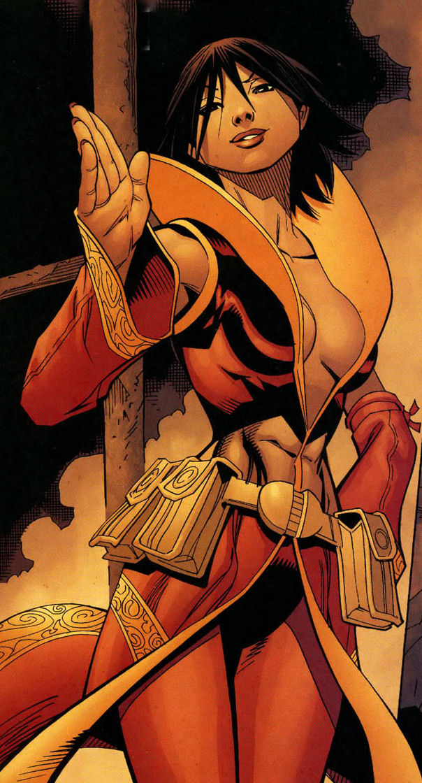 Открытки с Леди Шивой из комиксов от ДС скачать бесплатно.   