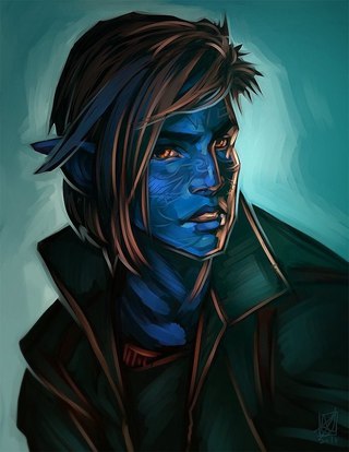 Открытки с Ночным Змеем из Людей Икс. Открытки с Куртом Вагнером.