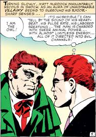 Открытки с Филином злодеем из комиксов Вселенной Марвел скачать.