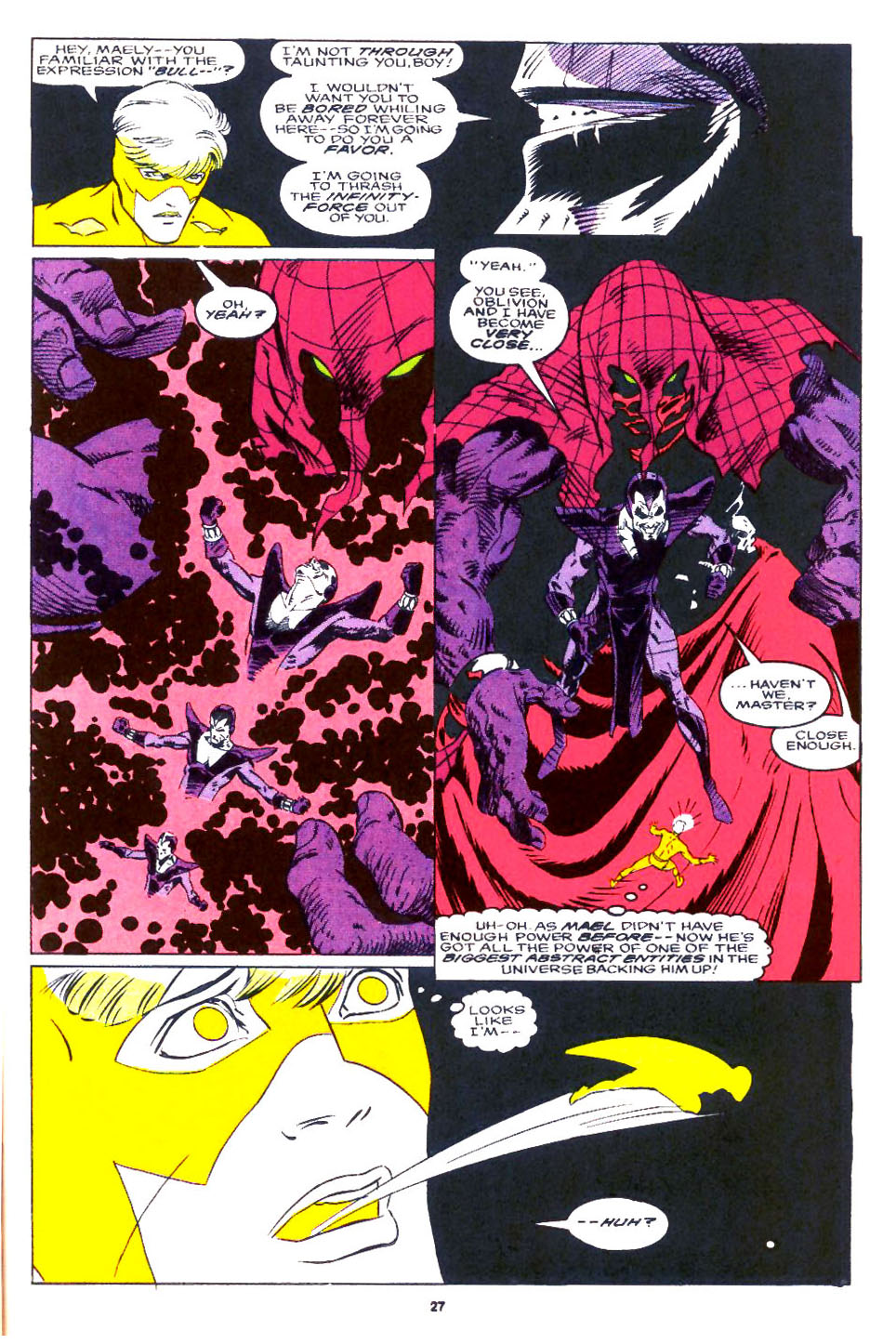 Открытки с Забвением Обливионом из комиксов Вселенной Марвел.