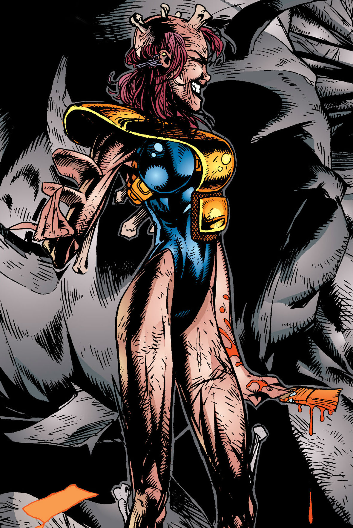 Открытки с Костным Мозгом из комиксов Вселенной Марвел.     