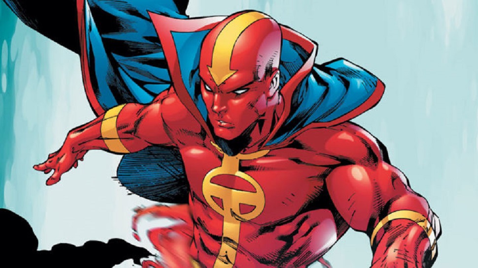 Открытки с Красным Торнадо скачать бесплатно по комиксам ДС.