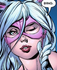 Открытки со злодейкой из Вселенной комиксов ДС ко Белым Кроликом.