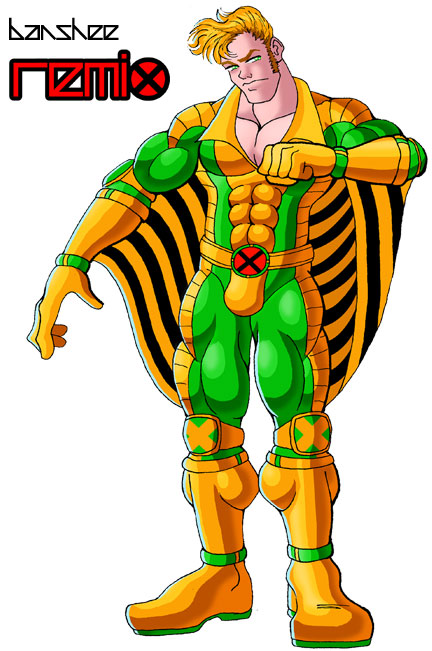 Открытки с Банши из Вселенной комиксов Марвел скачать бесплатно.