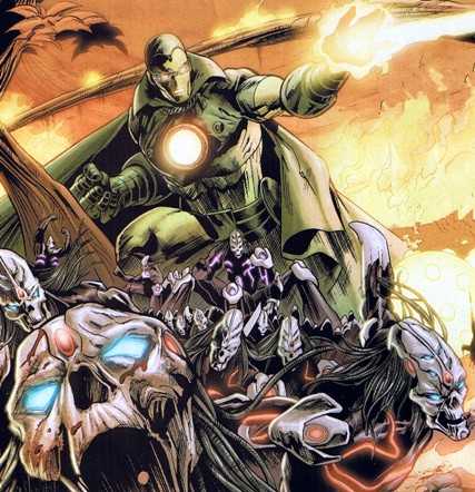 Открытки с Супер - Адаптоидом врагом Тора из комиксов Марвел.