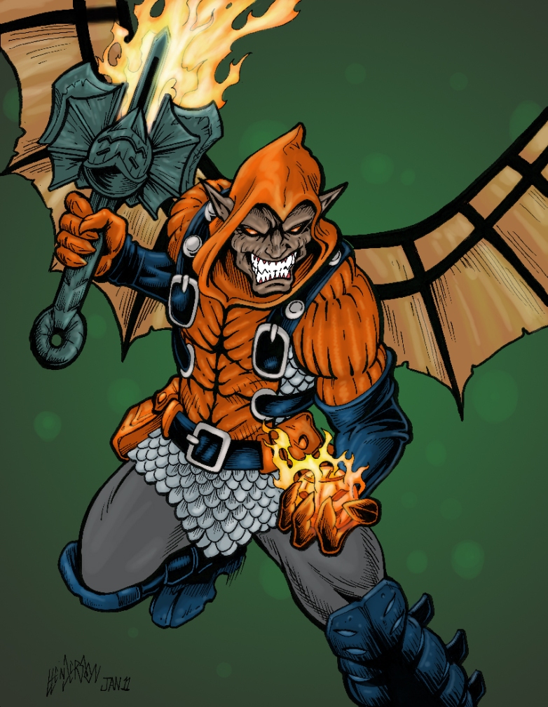 Открытки с Хобгоблином врагом Спайдермэна из комиксов Марвел.