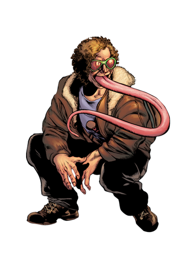 Открытки с Жабой злодеем из комиксов Вселенной Марвел скачать.