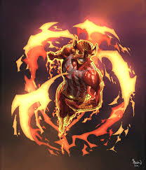 Открытки с Санфайером персонажем из комиксов Вселенной Марвел.