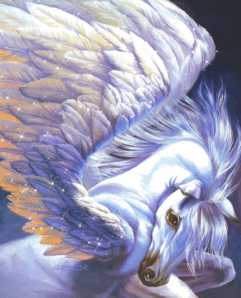 Открытки с пегасом скачать бесплатно. анимационные Открытки с пегасом.