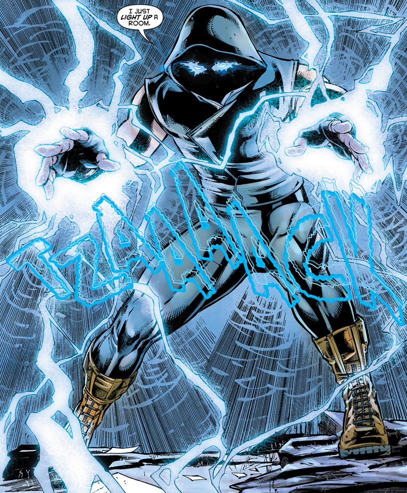 Открытки с Черным Громом из комиксов Вселенной Марвел скачать.