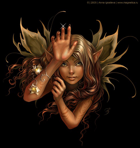 Открытки с эльфами с анимациями. Открытки с эльфами скачать бесплатно.