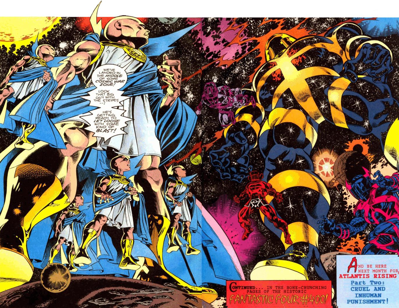 Открытки с Тираном суперзлодеем из комиксов Вселенной Марвел.