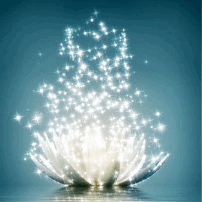 Открытки с лотосом анимационные. Блестящие открытки с лотосом.