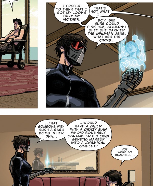 Открытки с Землетрясением Дейзи Джонсон из комиксов Марвел. 