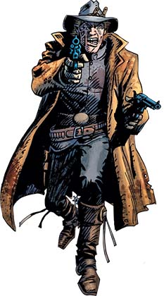 Открытки со злодеем Джоной Хексом из комиксов ДС скачать бесплатно.