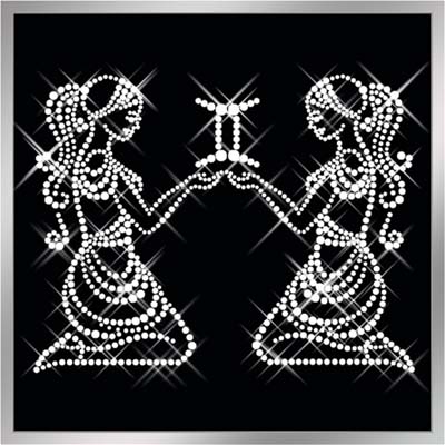 Открытки знак зодиака Близнецы gif. Скачать бесплатно открытки со знаком зоди...