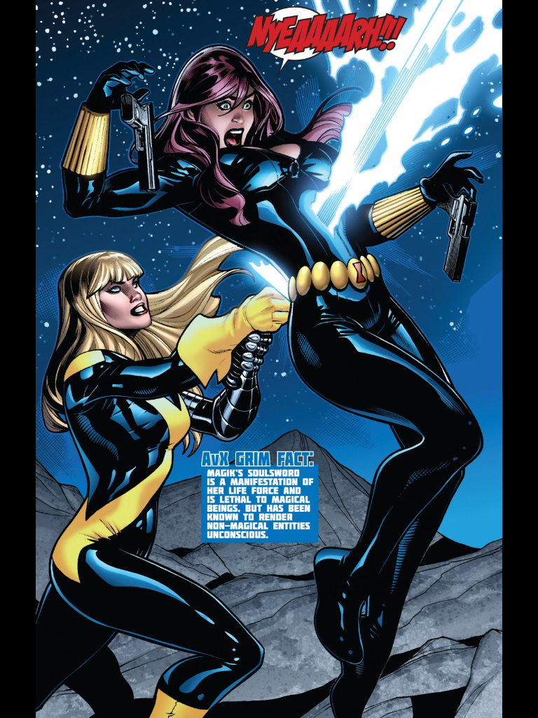 Открытки с Мэджик из комиксов Вселенной Марвел скачать бесплатно.