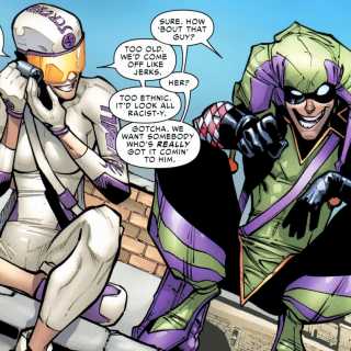 Открытки с Арлекином из комиксов Вселенной Марвел скачать бесплатно.