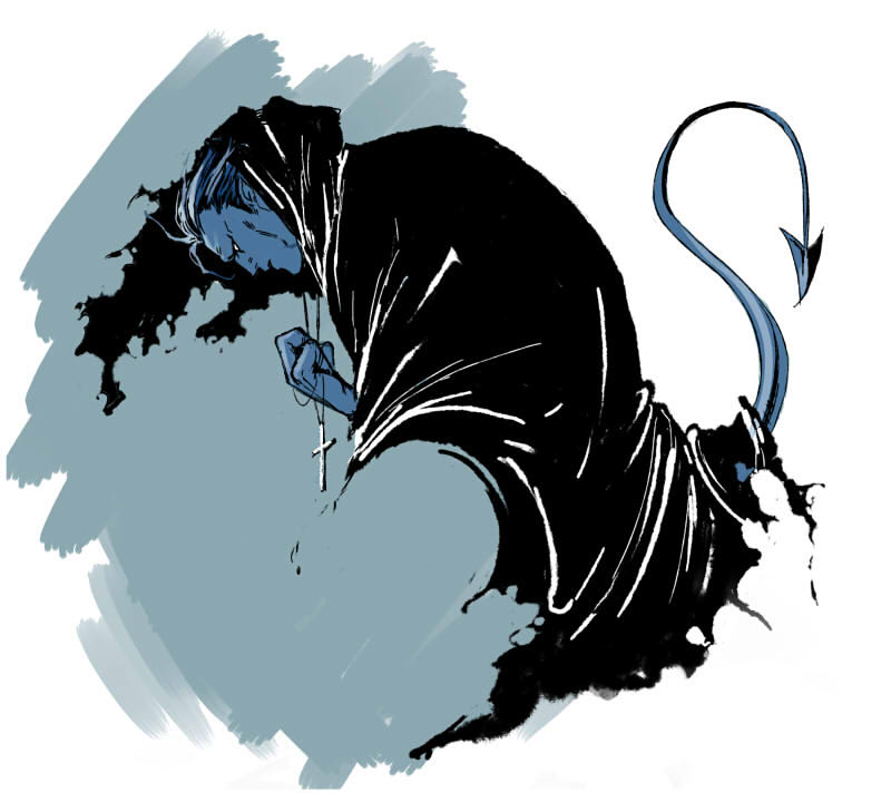 Открытки с Ночным Змеем из Людей Икс. Открытки с Куртом Вагнером.