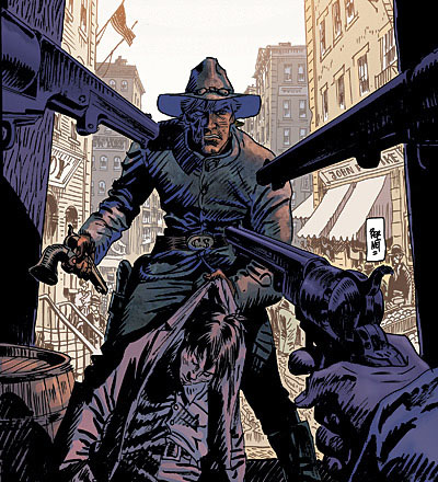 Открытки со злодеем Джоной Хексом из комиксов ДС скачать бесплатно.