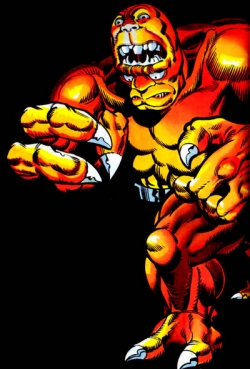 Открытки с Би - Зверем суперзлодеем из комиксов серии марвел.